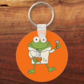 実験室のカエル キーホルダー (正面)