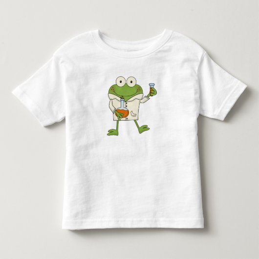 実験室のカエル トドラーTシャツ (正面)
