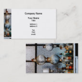 実験室のガラス器具 名刺 (正面/裏面)