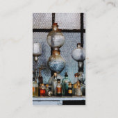 実験室のガラス器具 名刺 (裏面)