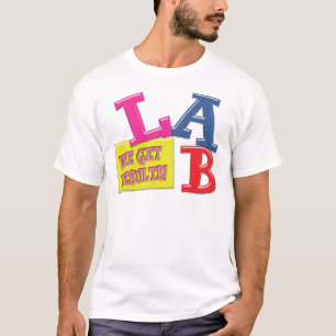 実験室のモットー-私達は結果を得ます-衛生検査隊 Tシャツ