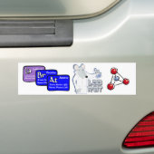 実験室のラットの周期表のバンパーSTICKE バンパーステッカー (車上)