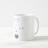 「実験室の女王」のコーヒーか茶マグ コーヒーマグカップ (正面右)