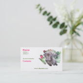 実験室の子犬の名刺 名刺 (スタンド正面)