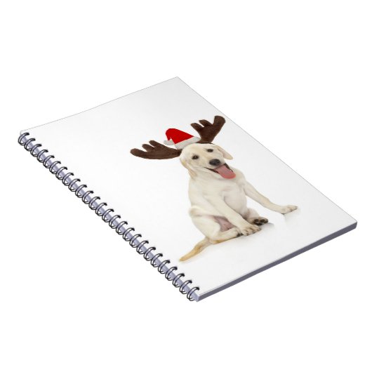 実験室の子犬の身に着けている(雄ジカの)枝角 ノートブック (右側)