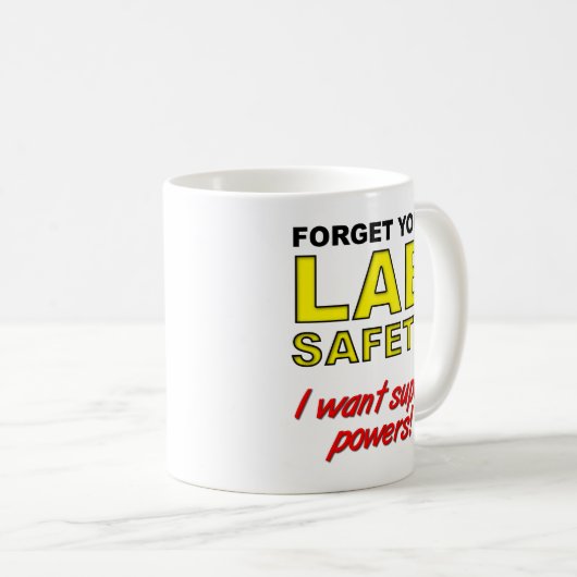 実験室の安全おもしろマグカップ コーヒーマグカップ (正面右)