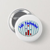 実験室の技術のギフトは"愛しますAMの血の臭いを" 缶バッジ (正面&裏面)