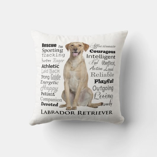 実験室の特性の枕 クッション (裏面)