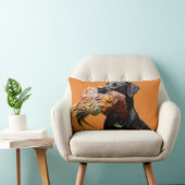 実験室の鳥の狩り ランバークッション (椅子)