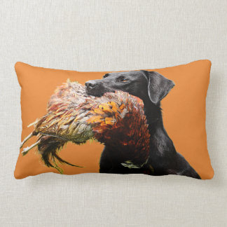 実験室の鳥の狩り ランバークッション