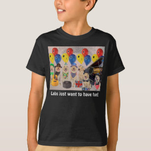 実験室はちょうど楽しい時を過したいと思います! Tシャツ