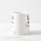 実験室は私に幸せなマグ-ラブラドールのコーヒー・マグ--をします コーヒーマグカップ (中央)