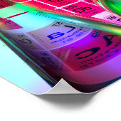 実験室ガラス製品ポスター ポスター (角)