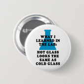 実験室ガラス 缶バッジ (正面&裏面)