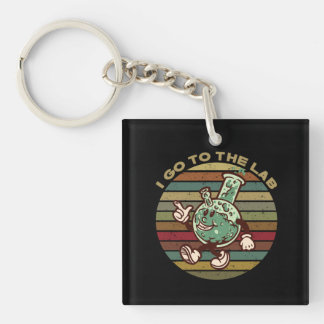 実験室化学科学ユーモアTシャツ キーホルダー