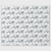 実験室研究者 ラッピングペーパー (フラット)