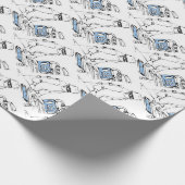 実験室研究者 ラッピングペーパー (角)