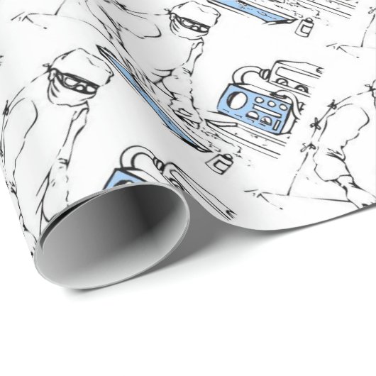 実験室研究者 ラッピングペーパー (ロールコーナー)