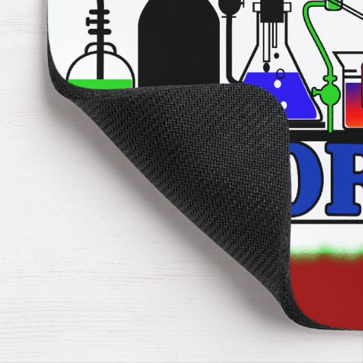 実験室製品-実験室のガラス器具の組み立て マウスパッド (コーナー)