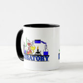 実験室製品-実験室のガラス器具の組み立て マグカップ (正面左)