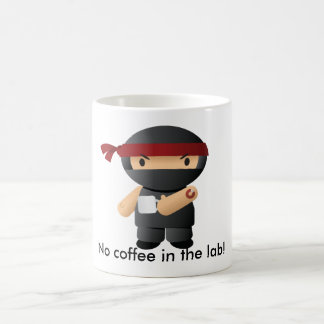 実験室、Gigaの忍者のコーヒー無し! コーヒーマグカップ