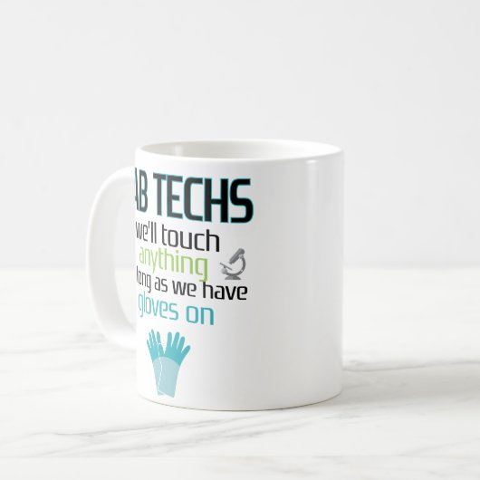 実験技術者のおもしろいなコーヒー・マグの実験室週 コーヒーマグカップ (正面左)