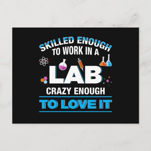 実験技術者医学検査薬試験Tu ポストカード (正面)