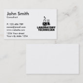 実験技術者 名刺 (正面/裏面)
