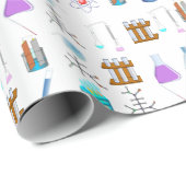 実験機器化学 ラッピングペーパー (ロールコーナー)