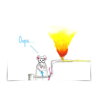 実験用ねずみは「できるよ！」 勇気付けられるカード カード