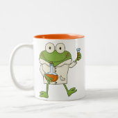 実験用カエル ツートーンマグカップ (左)
