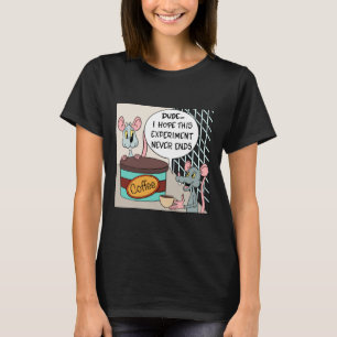 実験用マウスの実験用ラット・コーヒー愛好家 Tシャツ