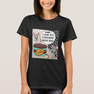 実験用マウスの実験用ラット・コーヒー愛好家 Tシャツ