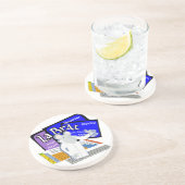 実験用ラットサイエンティスト実験周期表 コースター (側面)