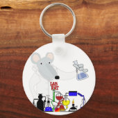 実験用ラット化学 キーホルダー (正面)