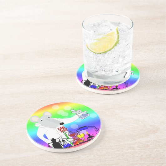 実験用ラット化学 コースター (側面)