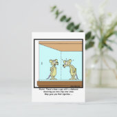 実験用ラット ポストカード (スタンド正面)