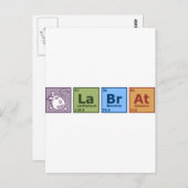 実験用ラット ポストカード (正面/裏面)