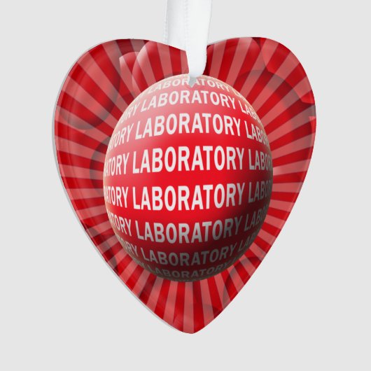 実験用血液オーナメントクリスマス オーナメント (正面)