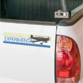 実験航空機 バンパーステッカー (トラック上)
