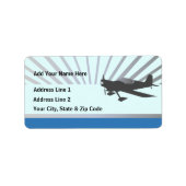 実験航空機 ラベル (正面)