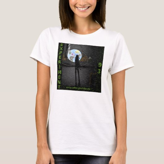 実験93の静的な女性のワイシャツ Tシャツ (正面)