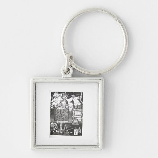 実験 キーホルダー (正面)