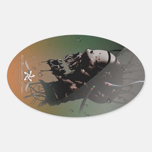 実験 楕円形シール (正面)