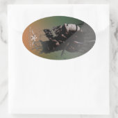 実験 楕円形シール (バッグ)