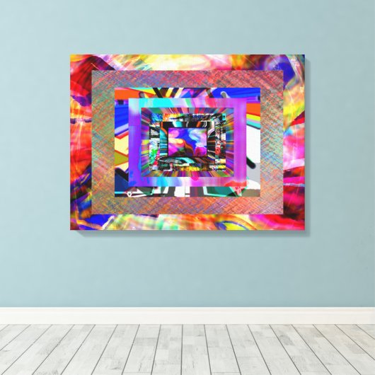 実験#2 キャンバスプリント (インサイチュ (ウッドフロア))