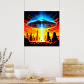 客が到着する ポスター (キッチン)