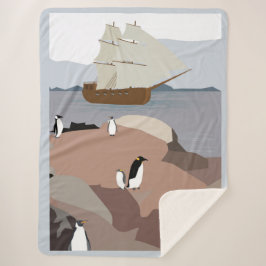 客が来た シェルパブランケット