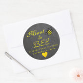 客にチョーク結婚ボードの外観を気に入ってもらう ラウンドシール (封筒)