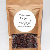 客は白黒結婚を好む ラウンドシール